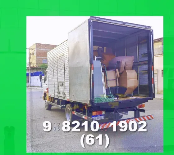 Mudança? Frete Bau e Carreto para sua casa! Contato: 61?9?8210?1902