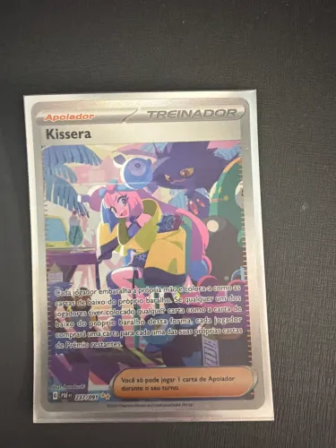 Carta Pokémon de treinador da kissera
