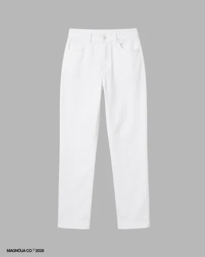 calça sarja branca