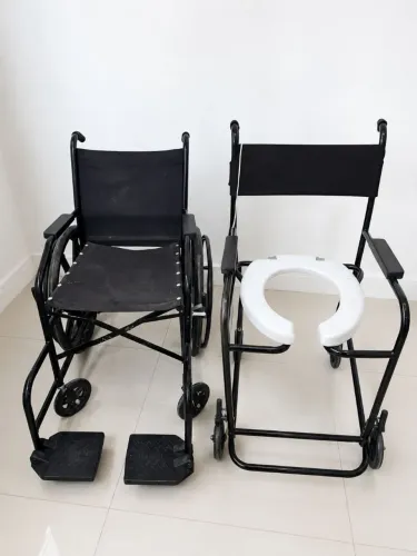 Kit cadeira de rodas e banho