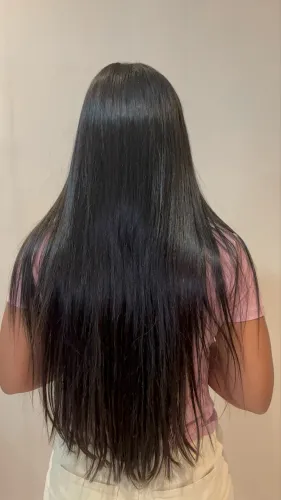 Cabelo Brasileiro do Sul Castanho 65cm
