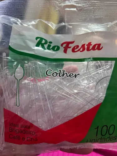 Colher café/chá descartável 