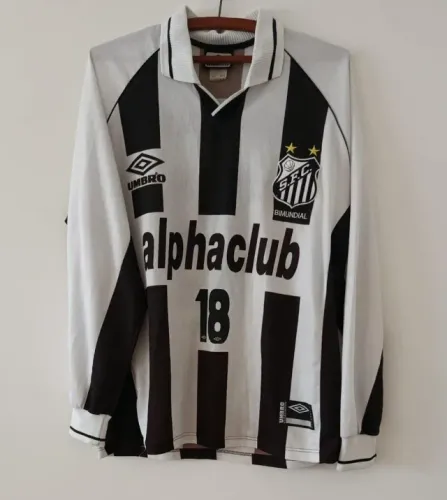 Camisa Santos 2000 manga longa Umbro Original