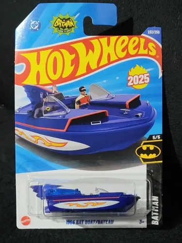 Hot Wheels 1966 Bat Boat Bateau - Barco Batman - Miniatura 1/64 Lacrado