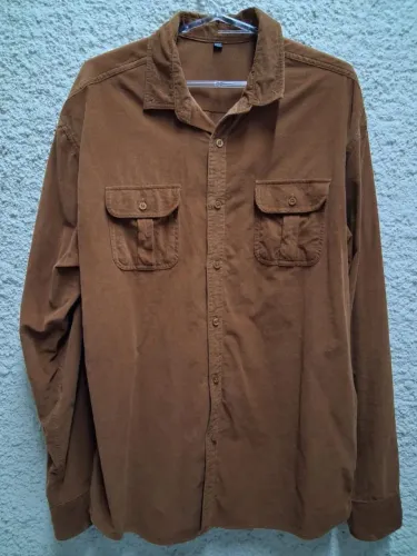 Camisa Flanelada na cor Marrom - GG