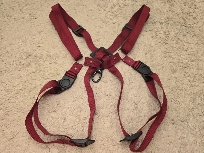 Correia Barkley Harness Suspensório Saxofone Vinho