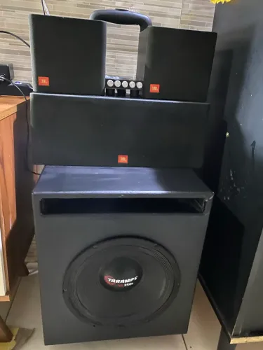 Sistema JBL + Subwoofer Taramps Bluetooth | Grave Forte | Projeto Exclusivo