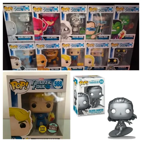 COLEÇÃO FUNKO POP QUARTETO FANTÁSTICO