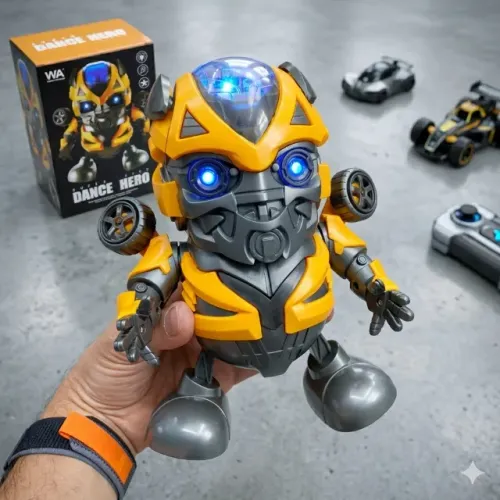 Boneco Robô Bumblebee Dança Geek (NOVO)