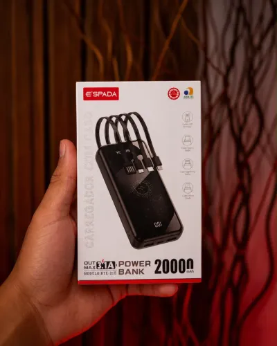 Carregador Portátil 20000mAh 3.1A BTE-21E E?Spada