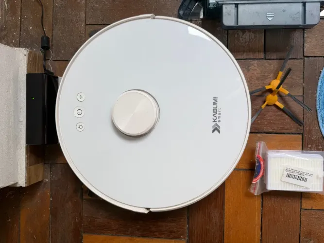 Robô aspirador de pó e passa pano Kabum Smart 700