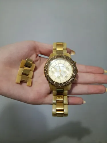 Relógio Michael Kors original bege