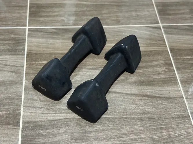 Halteres emborrachados de 6kg