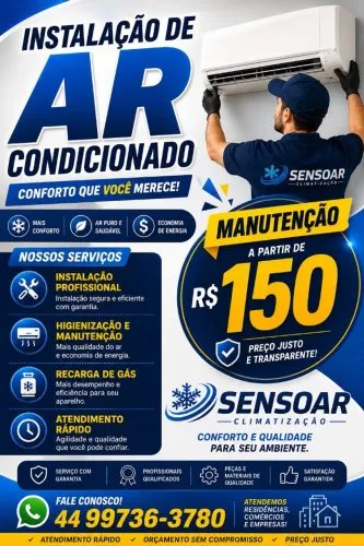 Manutenção instalação