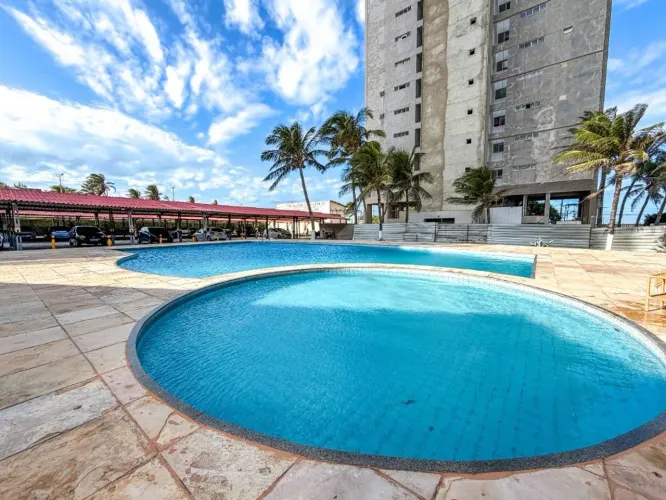 Ed. Van Piaget - Apartamento vista mar com 2 quartos à venda, 74 m² por R$ 340.000 - Praia