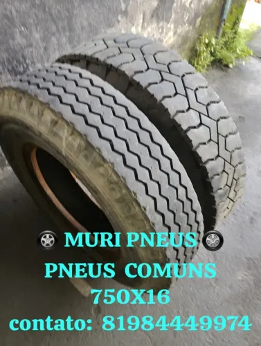 PNEUS 750X16  PNEU 750X16  PNEUS USADOS 750/16  PNEUS  MEIA VIDA 750/16  PNEUS SEMINOVOS