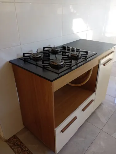 Cooktop com armário