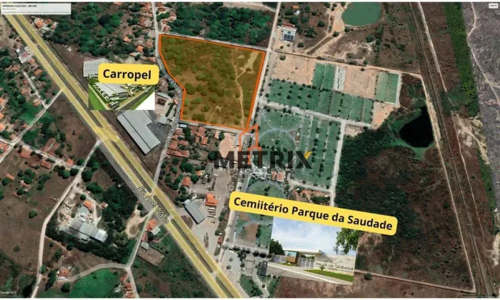 Terreno à venda, 48000 m² por R$ 7.200.000,00 - Urucutuba (Jurema) - Caucaia/CE