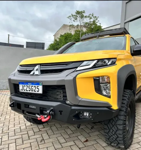 Parachoque de Aço Off-Road para L200 - Novo, Sem Uso
