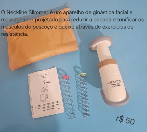Massageador de pescoço - diminui papada