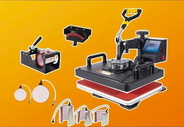 Kit Sublimação + Prensa Térmica Mecolour 8 Em 1 (Usado)