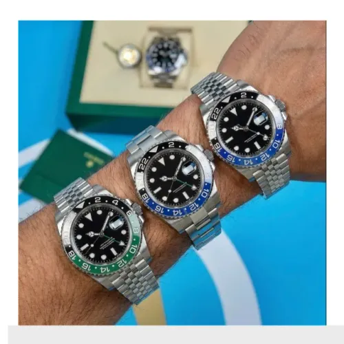 Relógio WSC Mecânico GMT SUB AAA+ Safira Aço 904