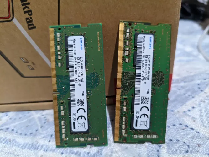 Memória ram 2x8gb 2666mhz ddr4 notebook 