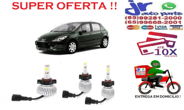 Lampada Ultra LED (Milha)Peugeot 307 6000K 12V 24V