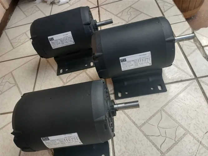 Motor elétrico trifásico para compressor de ar 20 pés.