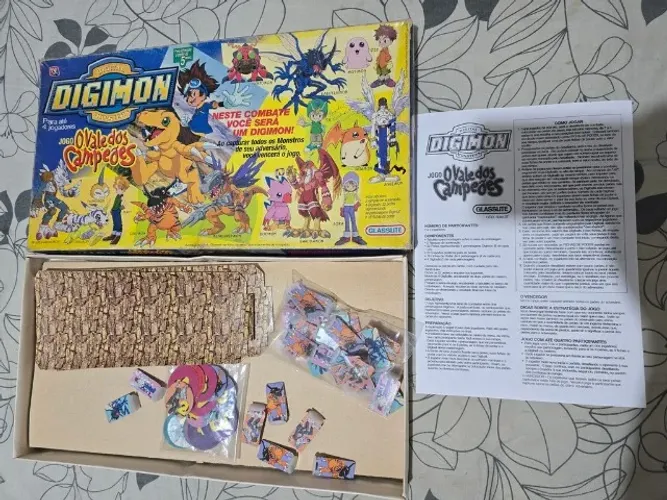 Jogo Tabuleiro Digimon - O Vale dos Campeões (unidade 2)