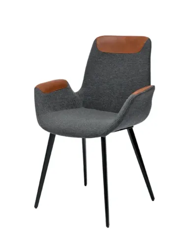 Cadeira Luiza Cinza Design Sala Cozinha Jantar