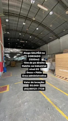 ALUGO GALPÃO 2500M² AV. DAS TORRES