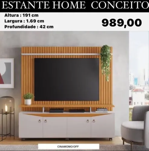 Estante Home Conceito - Novo FRETE GRÁTIS