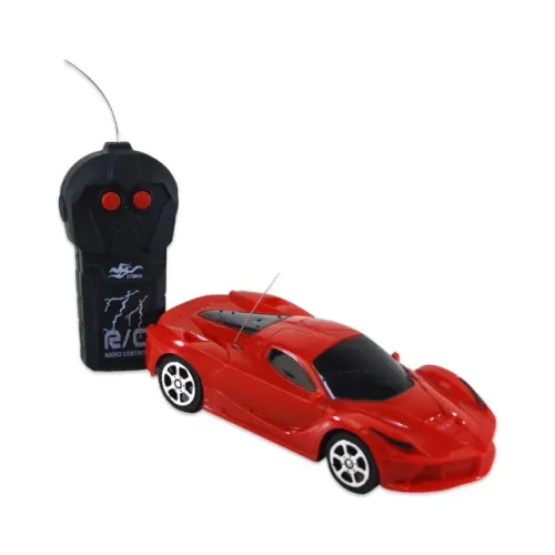 mini carro controle remoto 2 fun  a pilha fu3398 promoç-vermelho