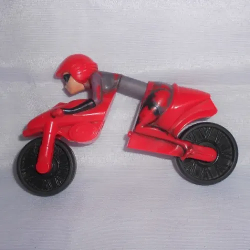 Boneca Mulher Elástica Os Incríveis que estica na moto coleção McDonalds 2018 Disney Pixar