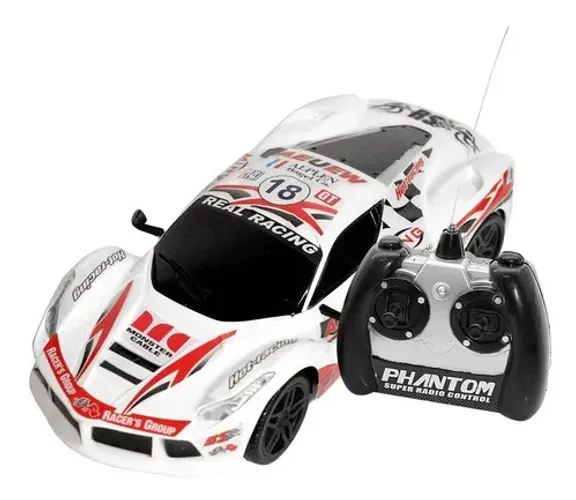 Carro Controle Remoto 4f Pilha Fu19002