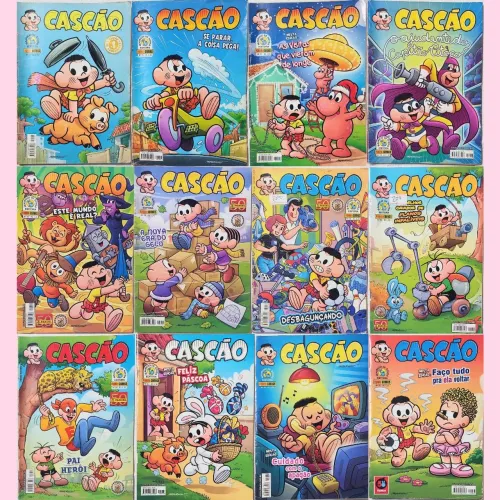 Turma da Mônica - gibis do Cascão (usados)