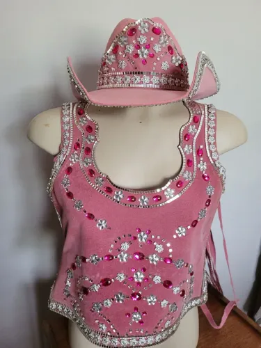 Traje luxo rainha rodeio