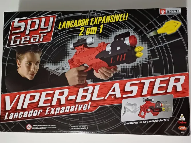 Lançador de Dardos Viper-Blaster Spy Gear - 2 em 1