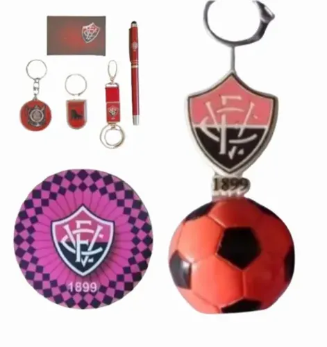 KIT E. C. VITÓRIA LEIA ANÚNCIO CLUBE TIME FUTEBOL