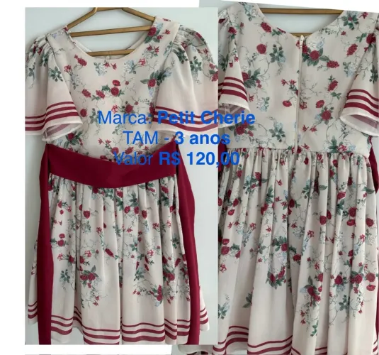 Vestido Infantil Petit Cherie - 3 anos