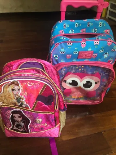 Mochila com rodinha Up4You e Mochila Infantil