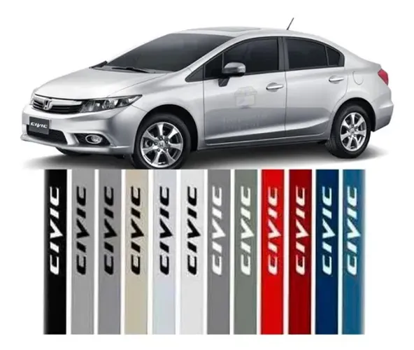Friso Lateral Civic 2013 a 2016 Cores Originais