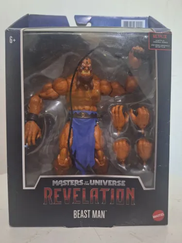 Boneco Beast Man - Masters of the Universe: Revelation