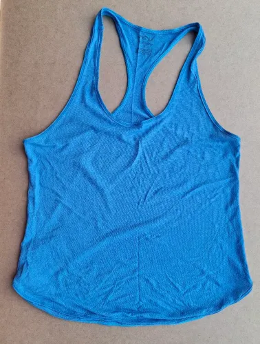 Regata fitness azul turquesa da marca FIT LI 