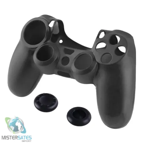 Capa Silicone Controle PARA Playstation Ps4 + Brinde 2 Grips - COD 947