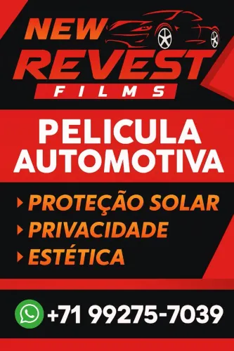 SERVIÇOS DE PELÍCULAS RESIDENCIAL E AUTOMOTIVA 