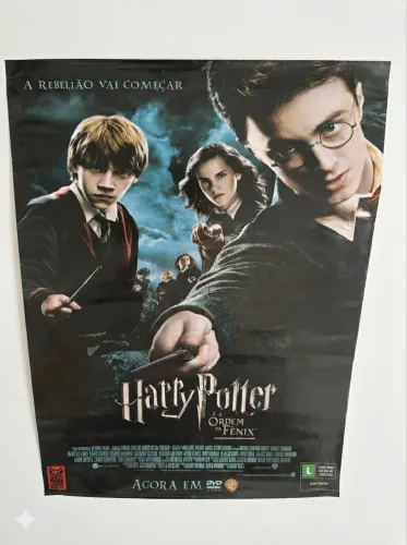 Cartaz oficial - Filme Harry Potter e a Ordem da Fênix (94x64cm)