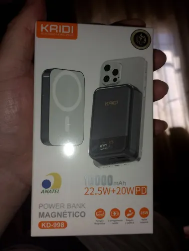 BATERIA PORTÁTIL MAGNÉTICA 10.000mAh KAIDI
