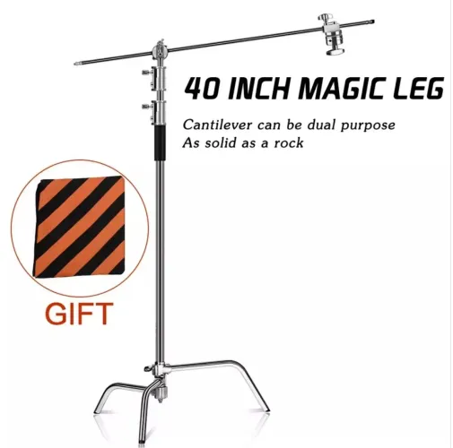 Suporte de luz (Girafa) para softbox ou flash